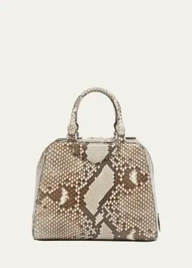 Antigona Cube Mini Top-Handle Bag in Python