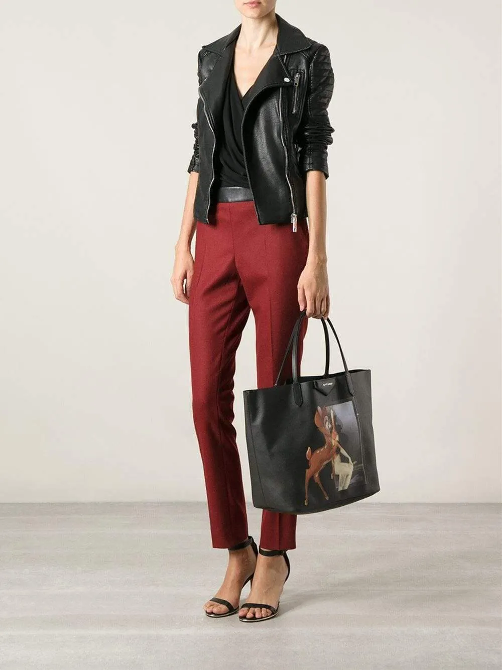 Bambi Print Antigona Shopper