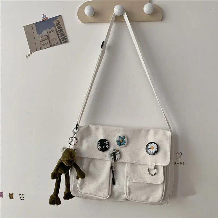 Canvas Messenger Bag