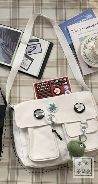 Canvas Messenger Bag