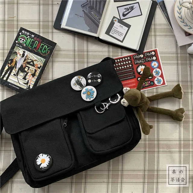 Canvas Messenger Bag