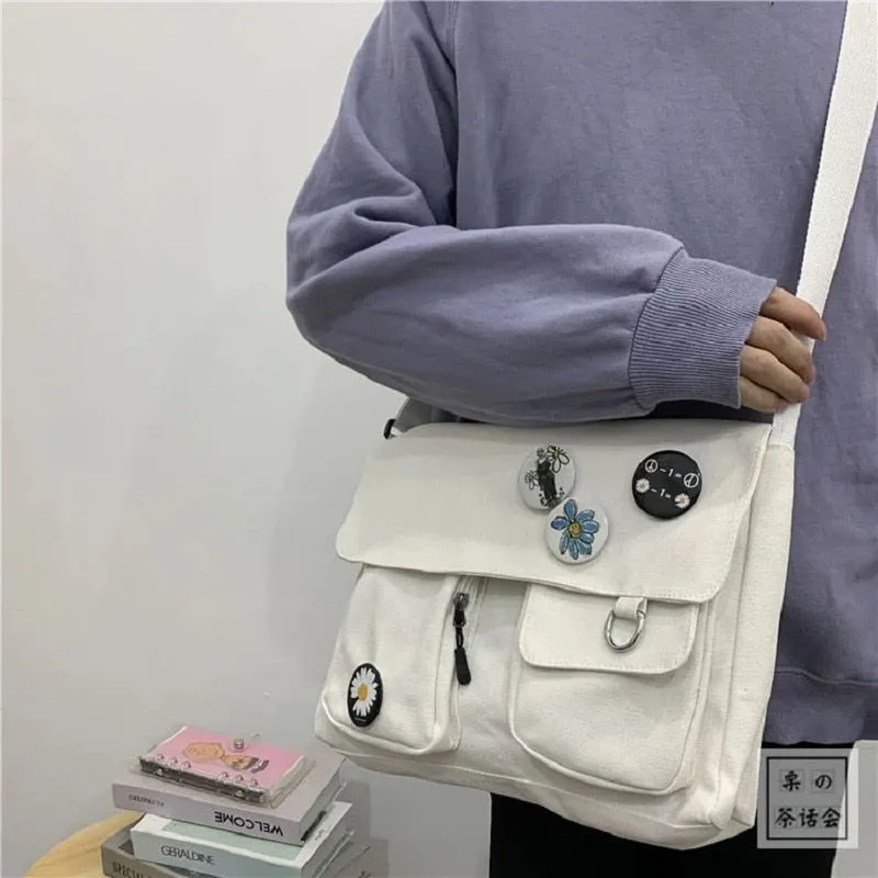 Canvas Messenger Bag