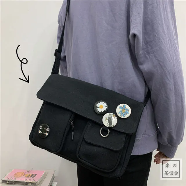 Canvas Messenger Bag