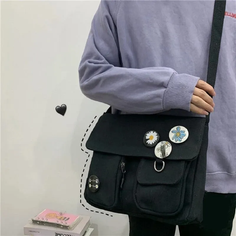 Canvas Messenger Bag