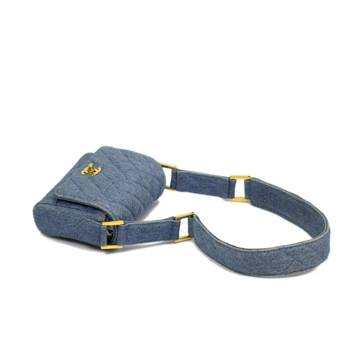 Chanel Mini Denim Vintage Flap Bag
