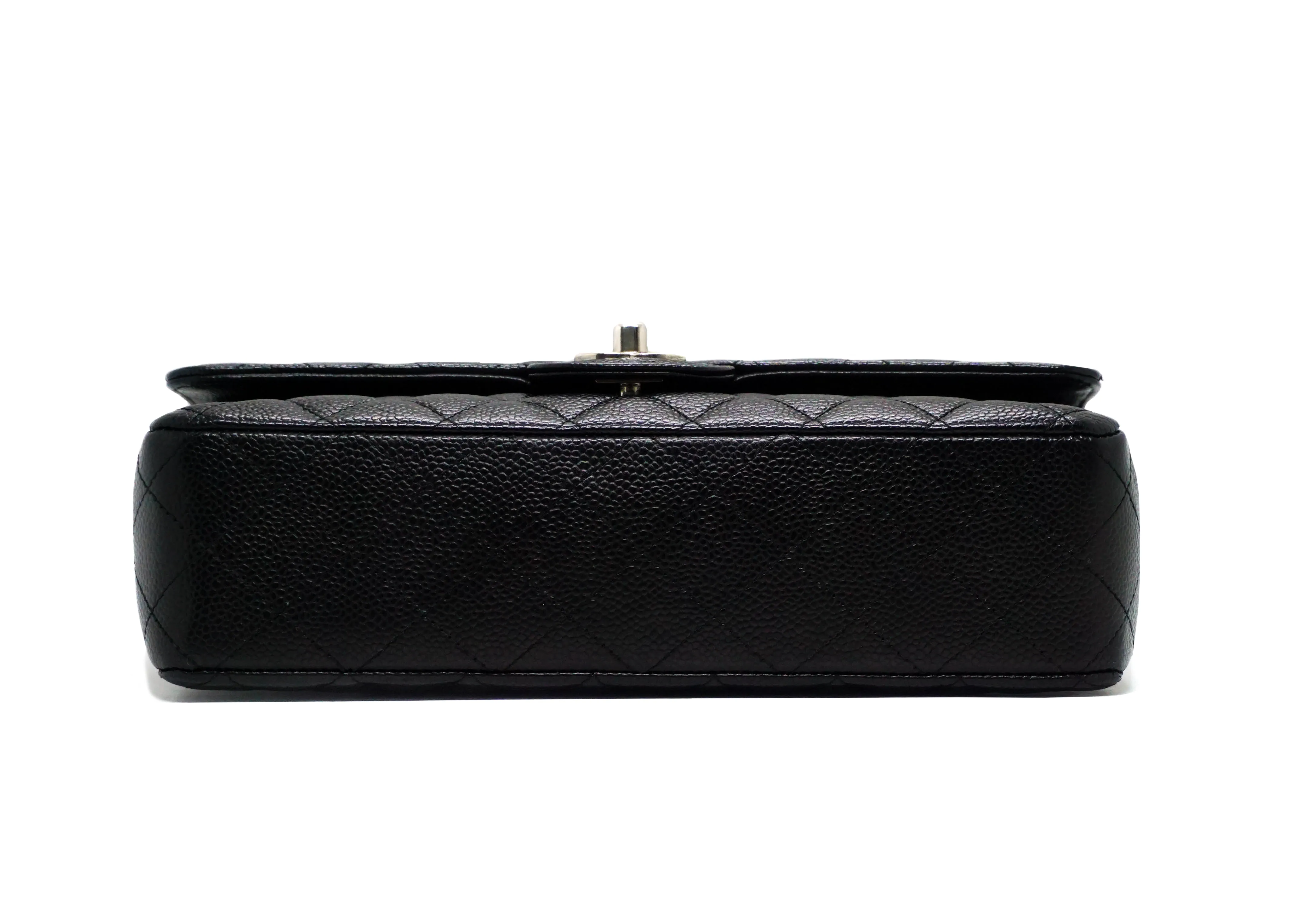 Chanel Rare Black Caviar Medium Classic Double Flap