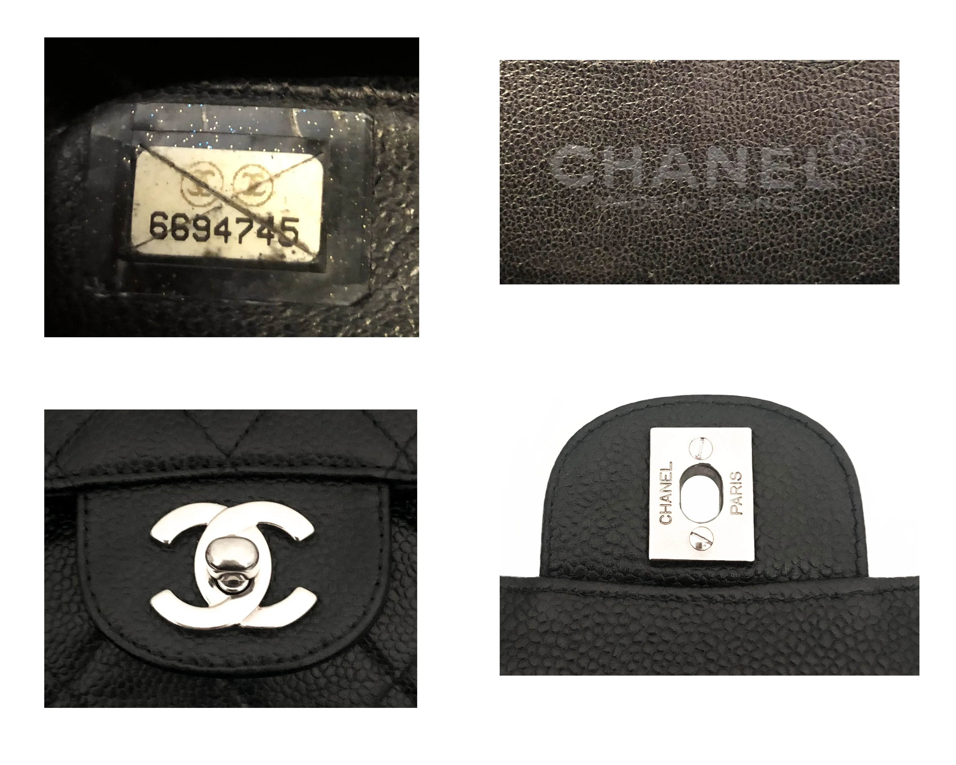 Chanel Rare Black Caviar Small Classic Double Flap
