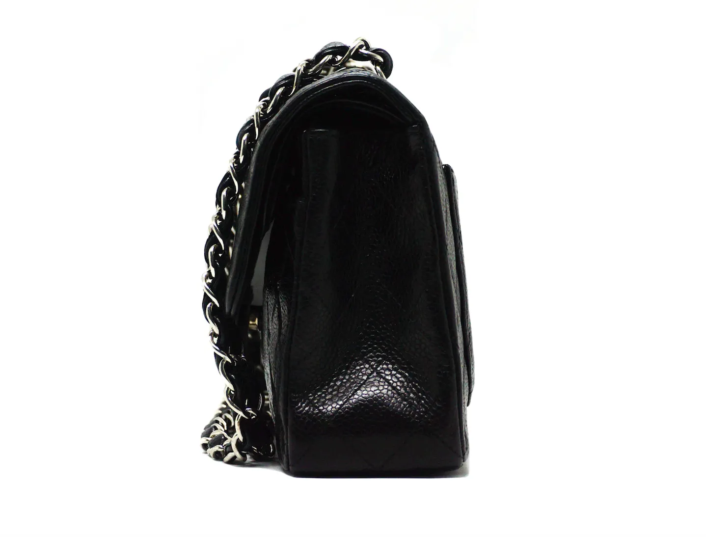 Chanel Rare Black Caviar Small Classic Double Flap