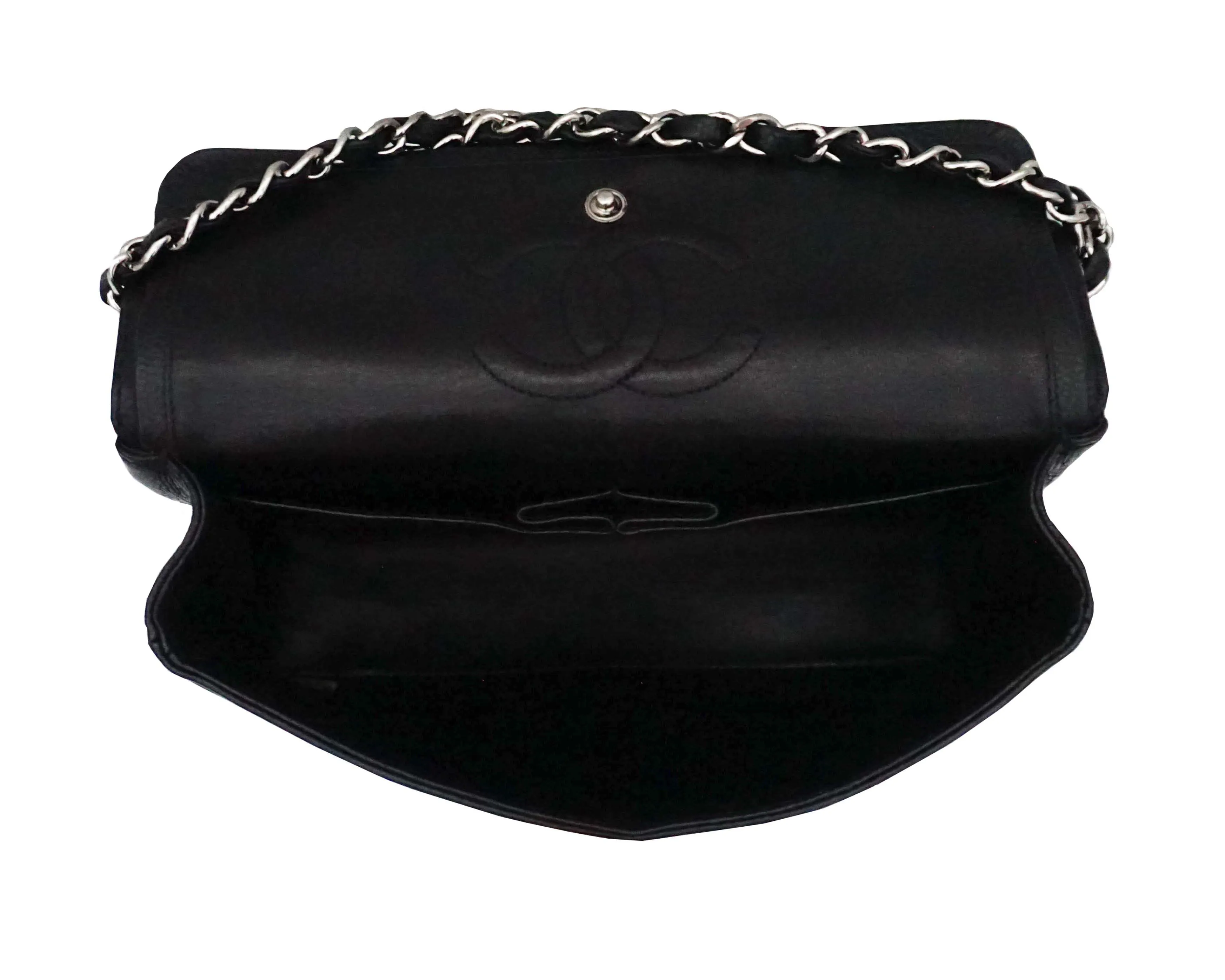 Chanel Rare Black Caviar Small Classic Double Flap