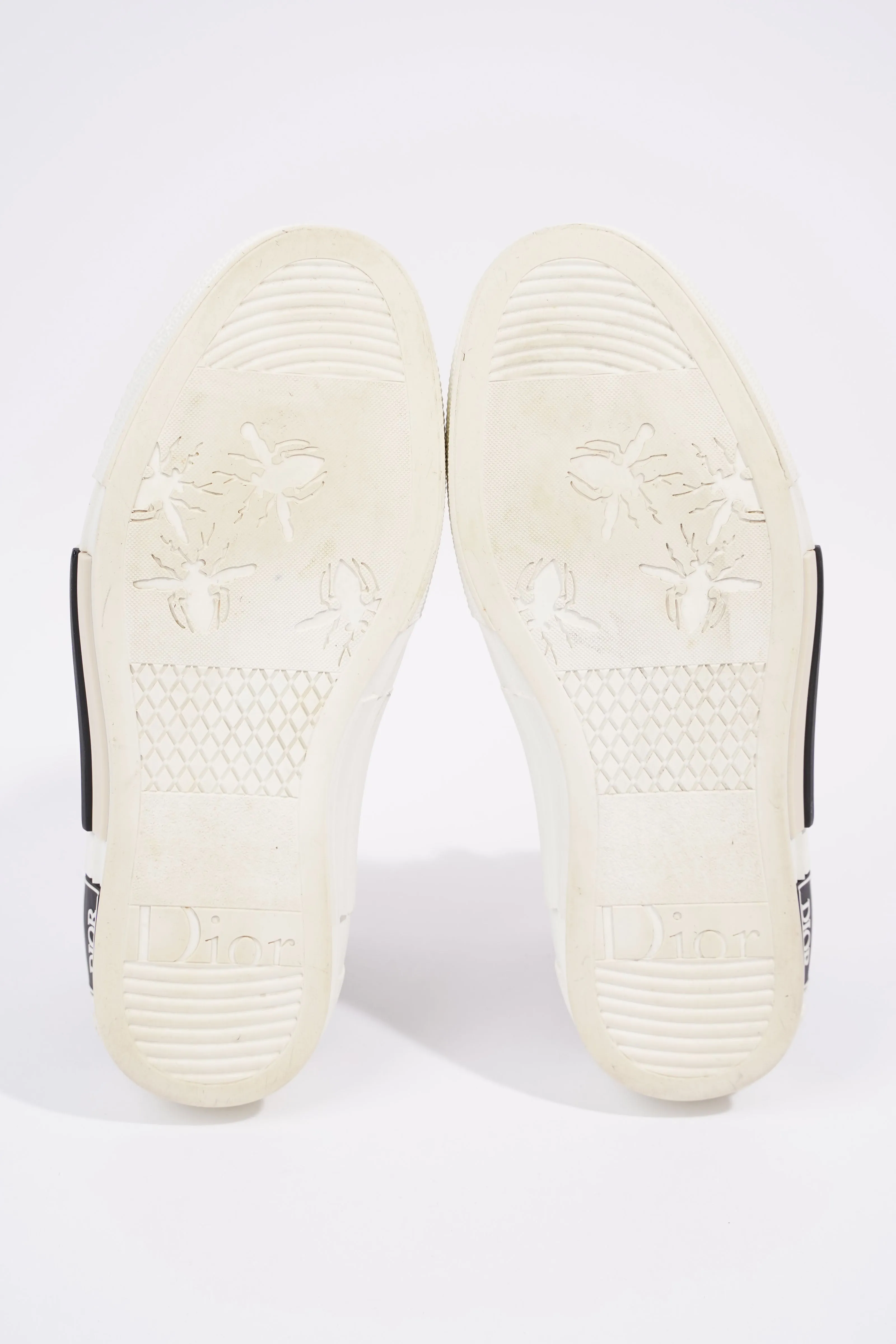 Christian Dior B23 Hightops White / Black Oblique Rubber EU 37 UK 4