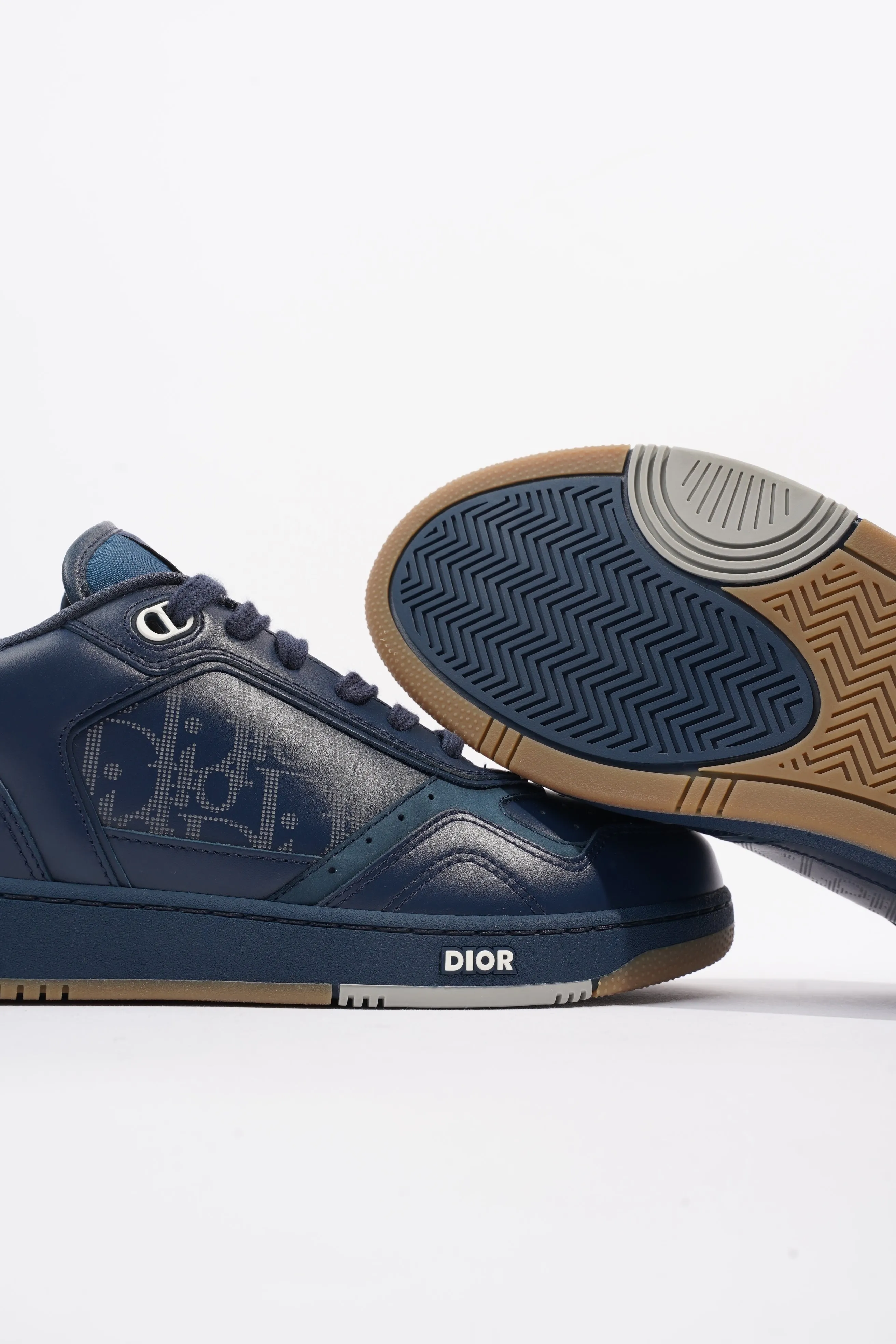 Christian Dior B27 Low-top Navy Leather EU 42 UK 8