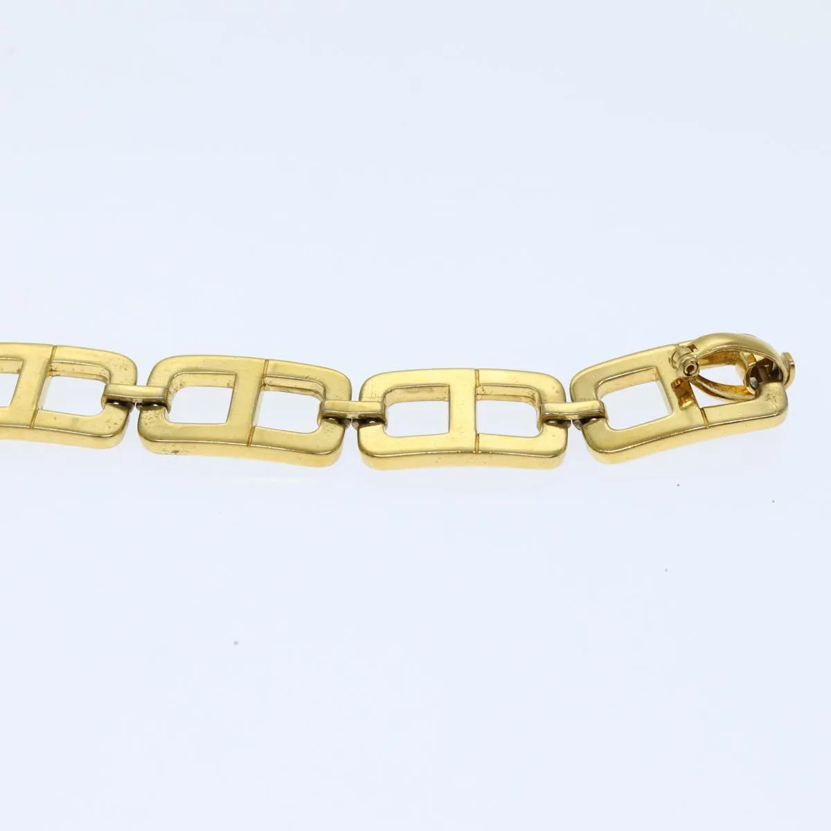 CHRISTIAN DIOR Bracelet metal Gold Auth yk12330