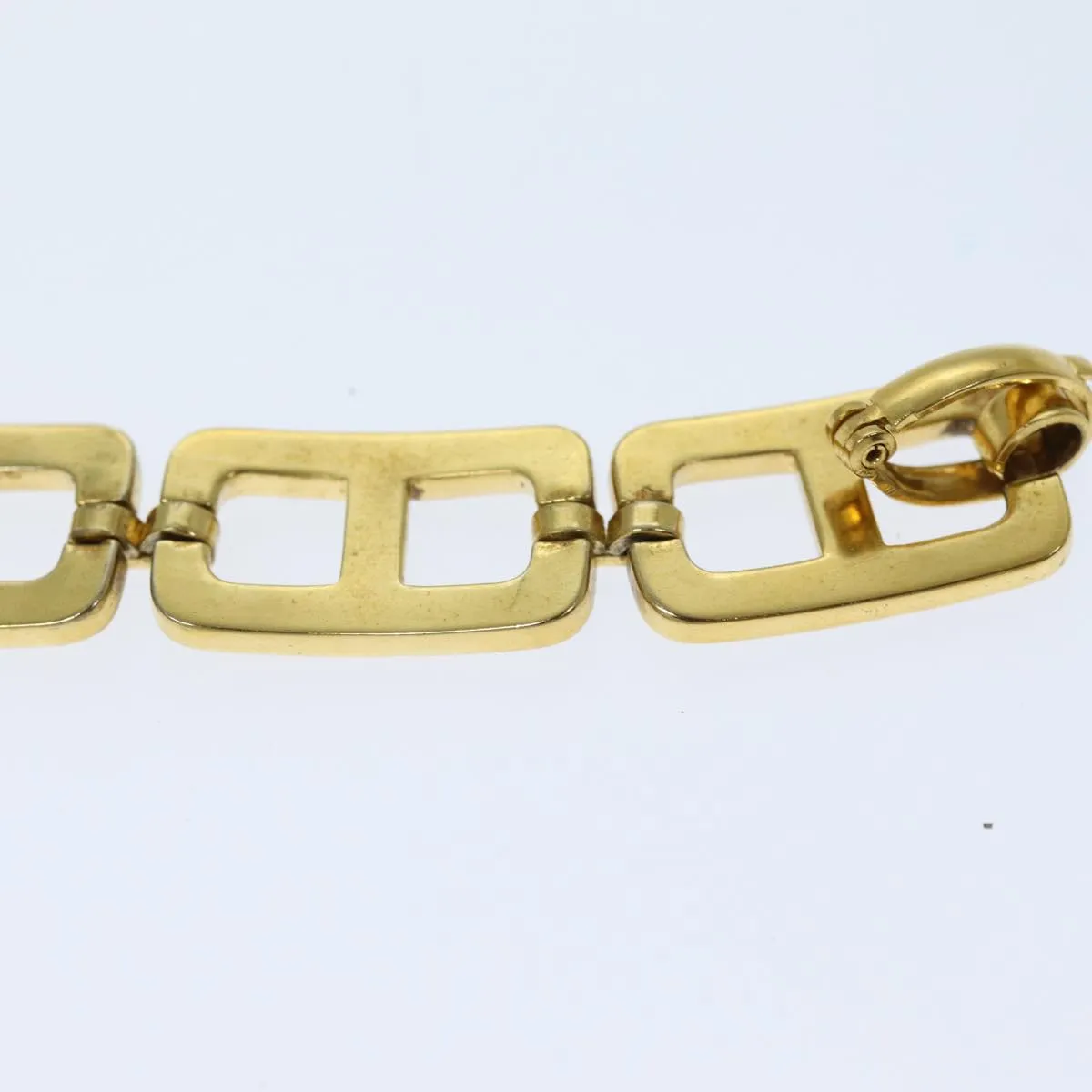CHRISTIAN DIOR Bracelet metal Gold Auth yk12330