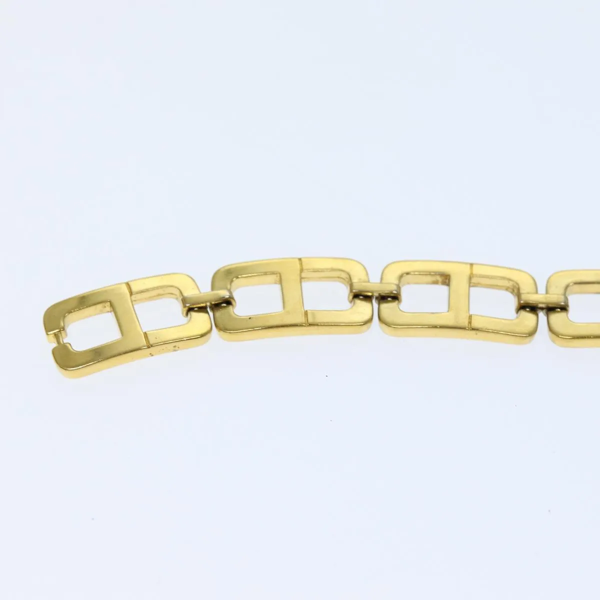 CHRISTIAN DIOR Bracelet metal Gold Auth yk12330