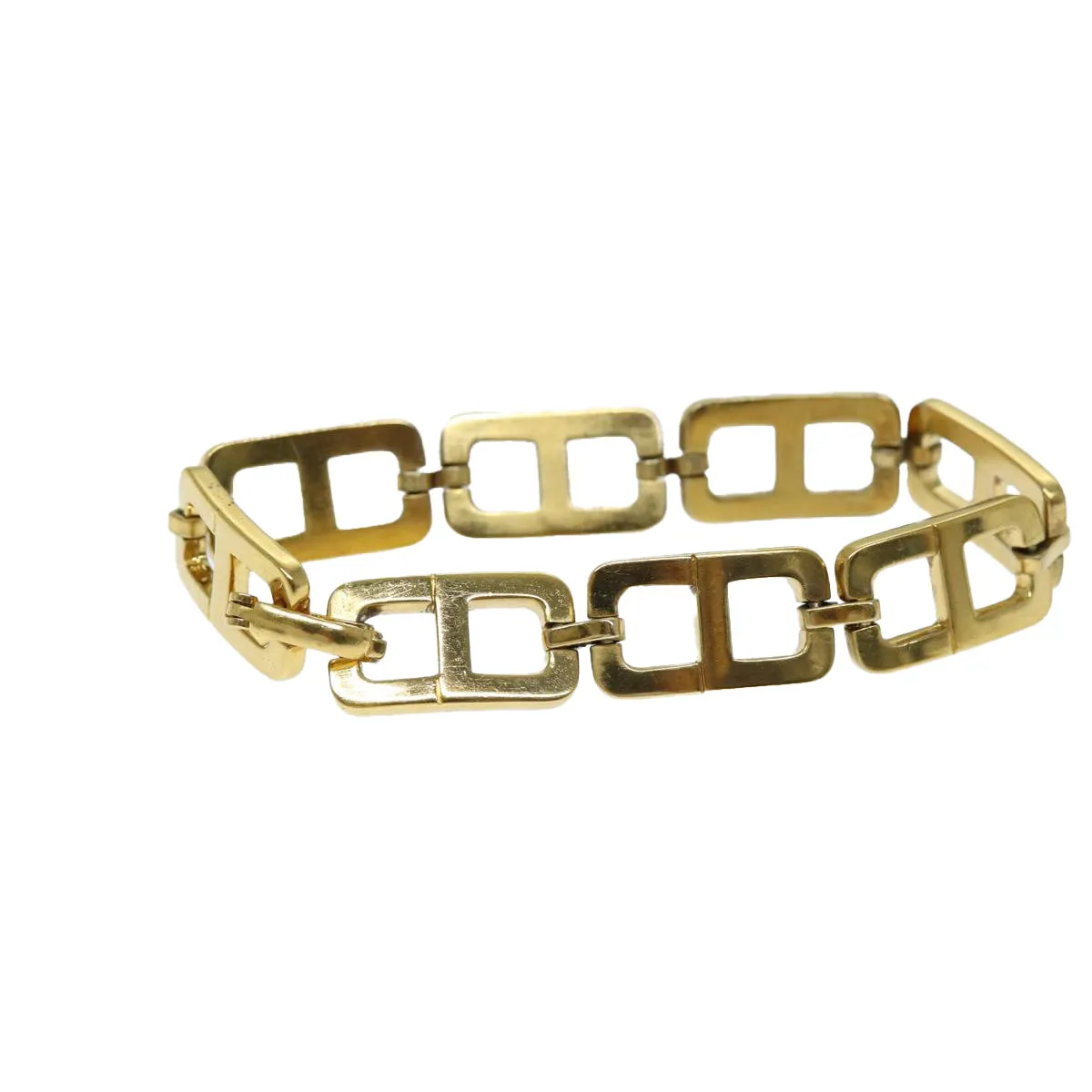 CHRISTIAN DIOR Bracelet metal Gold Auth yk12330