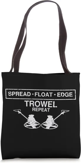 Concrete Finisher Design for Construction Cement Worker Tote Bag