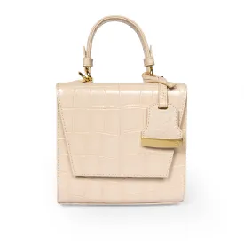 Cream Charlotte box bag