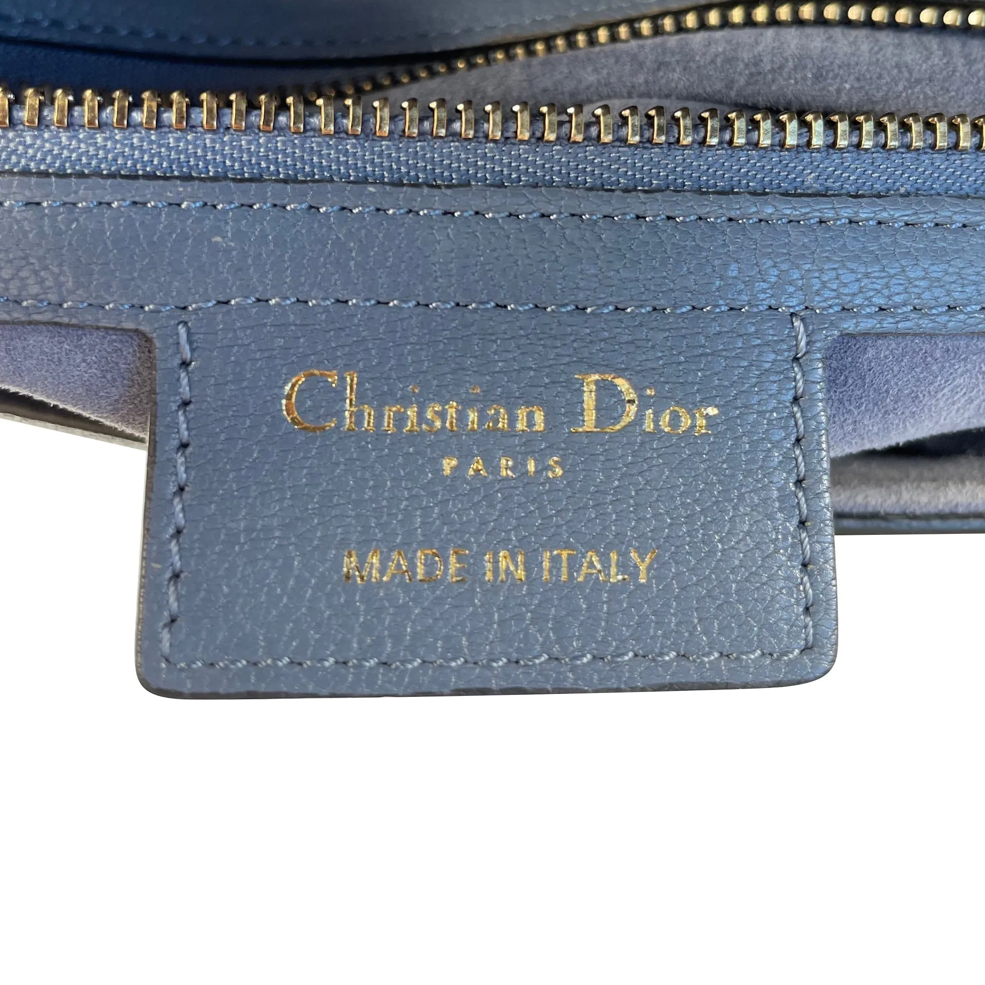 DIOR Medium Leather Saddle Bag