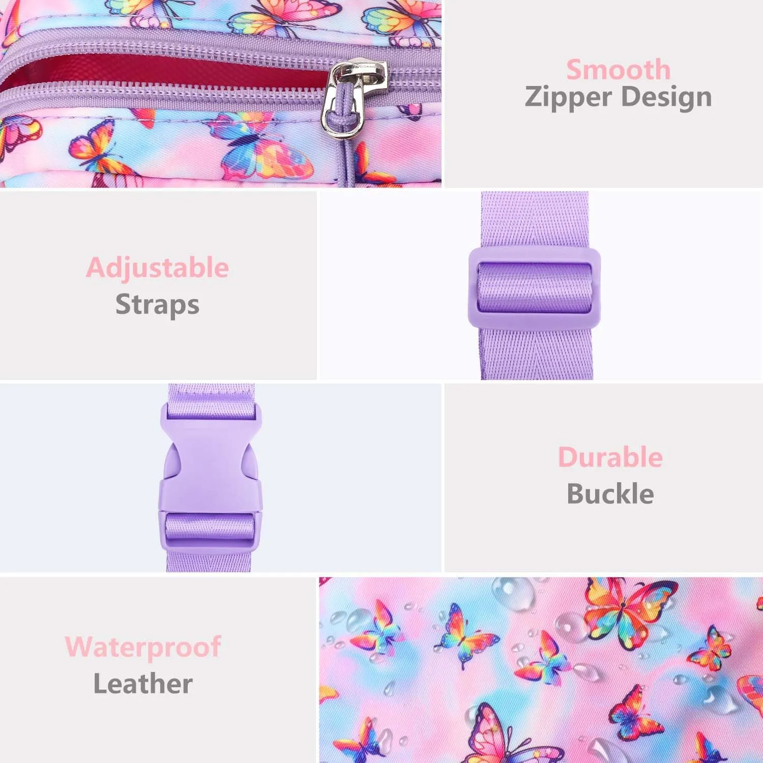 Fanny Packs for Women - Belt Bag for Girls Gifts Crossbody Bag Waist Bag Purse for Girls with Adjustable Waistband Smallest Waist Gets 27-28 inches