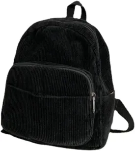 GGOOB Small Backpack for Women - Cute Mini Aesthetic Tiny Corduroy Bookbag