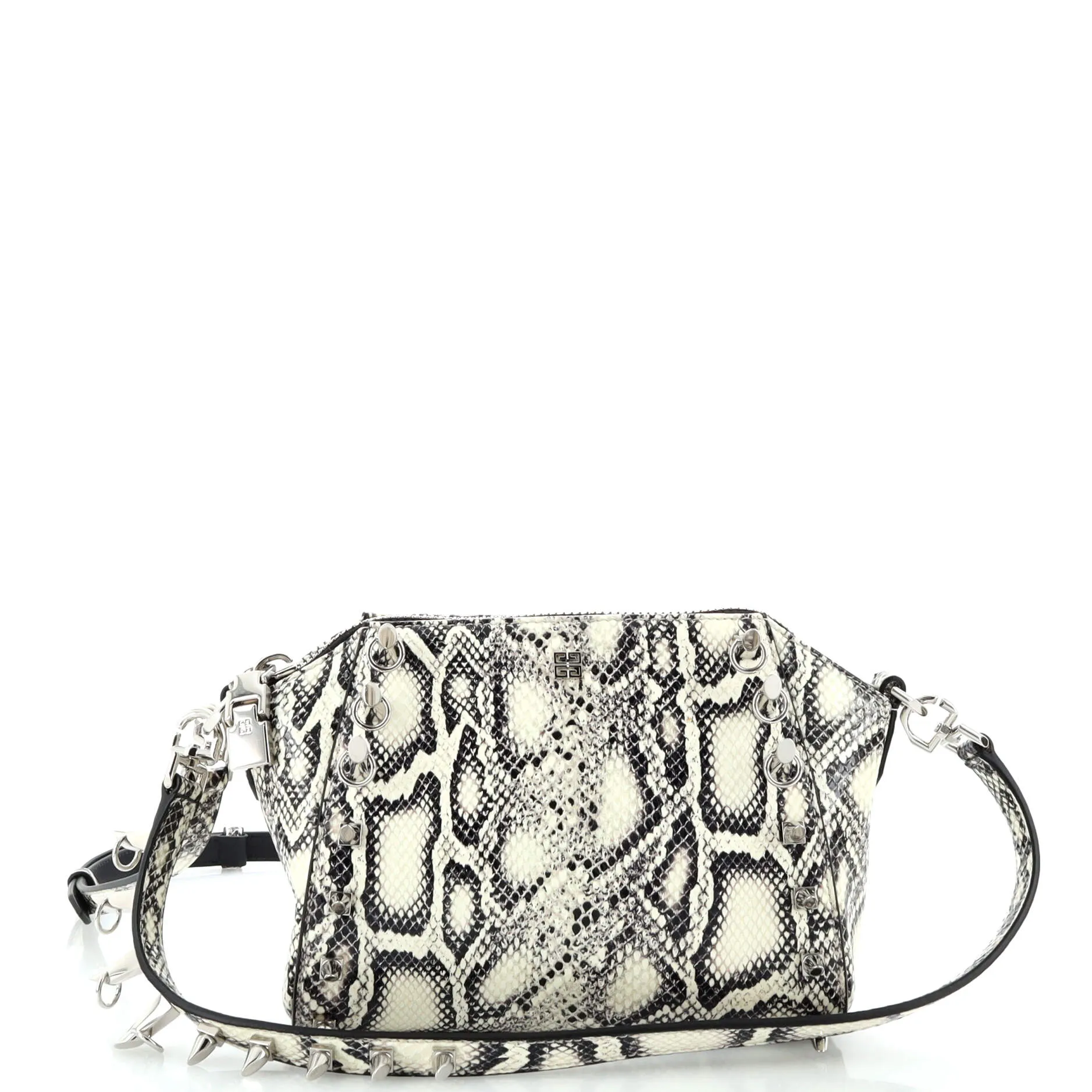 GIVENCHY Antigona Convertible Bag Spiked Snakeskin XS