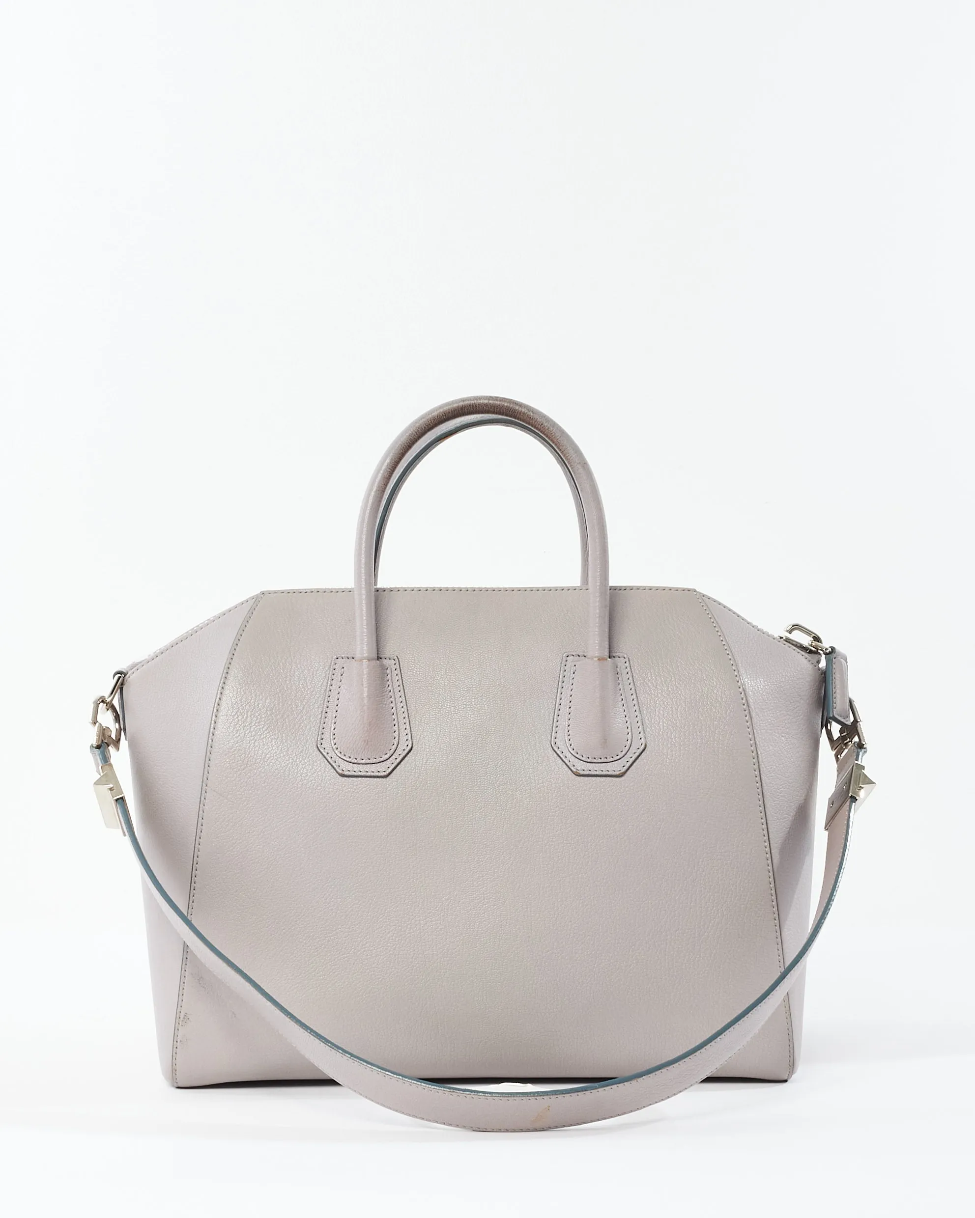 Givenchy Grey Leather Large Antigona Bag
