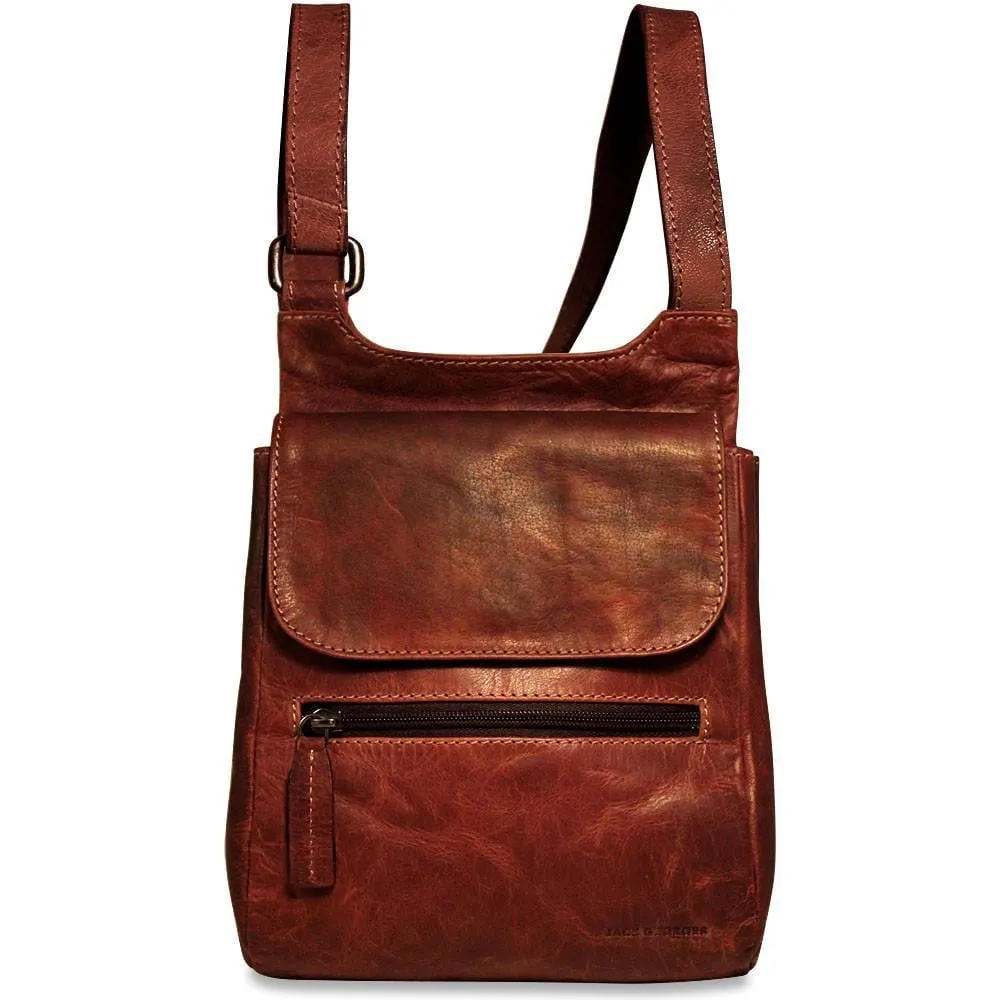 Jack Georges Voyager Collection Slim Crossbody Bag