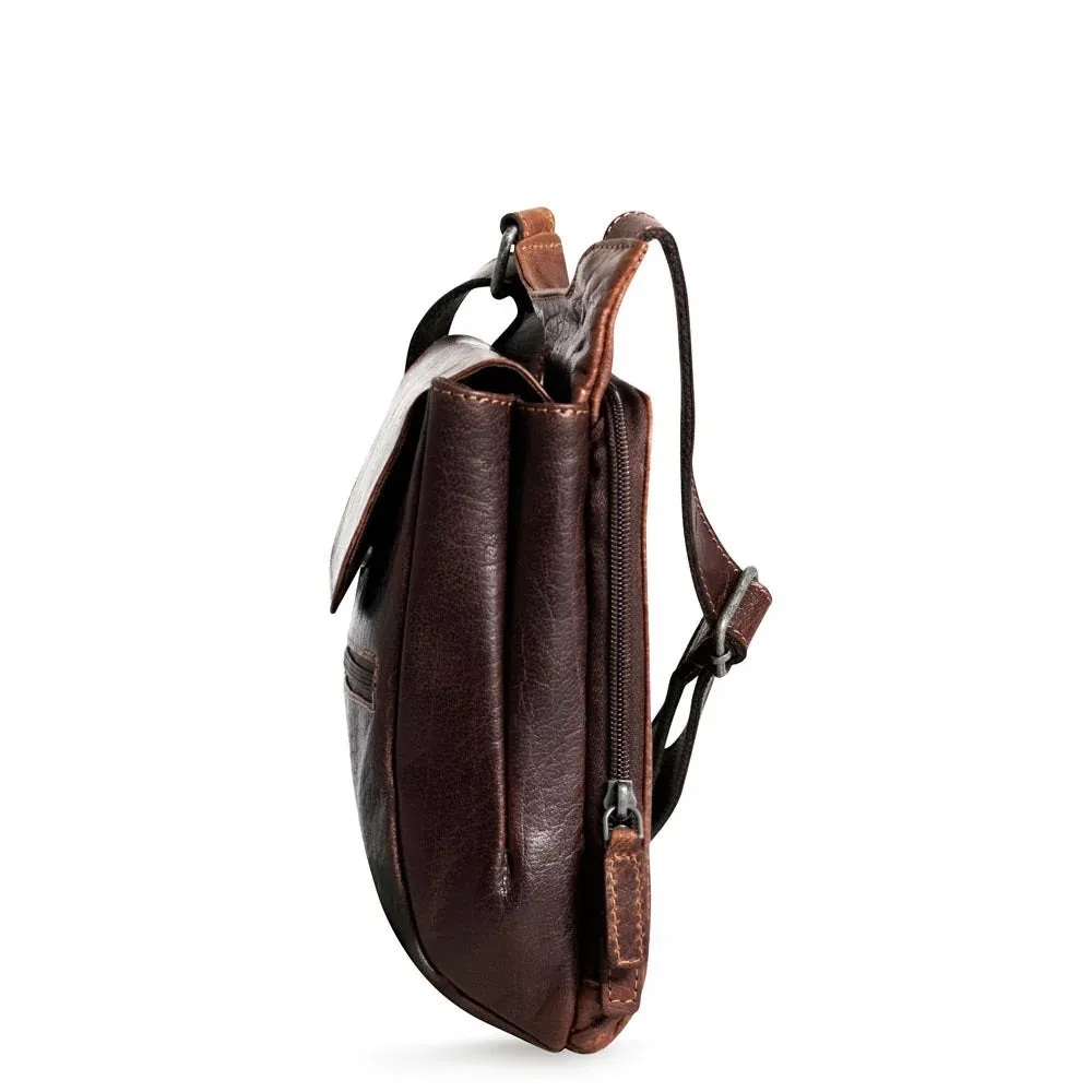 Jack Georges Voyager Collection Slim Crossbody Bag