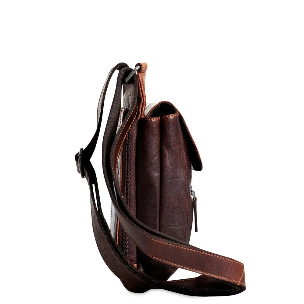 Jack Georges Voyager Collection Slim Crossbody Bag