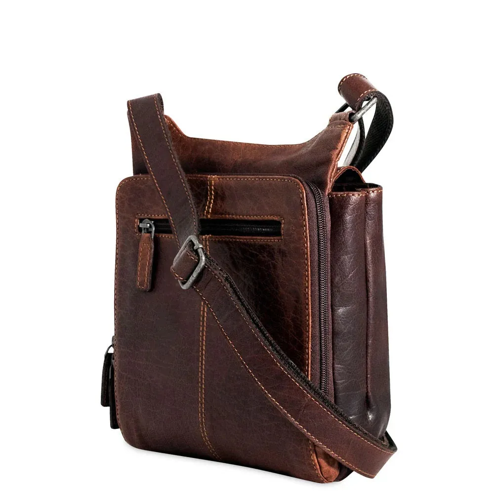 Jack Georges Voyager Collection Slim Crossbody Bag