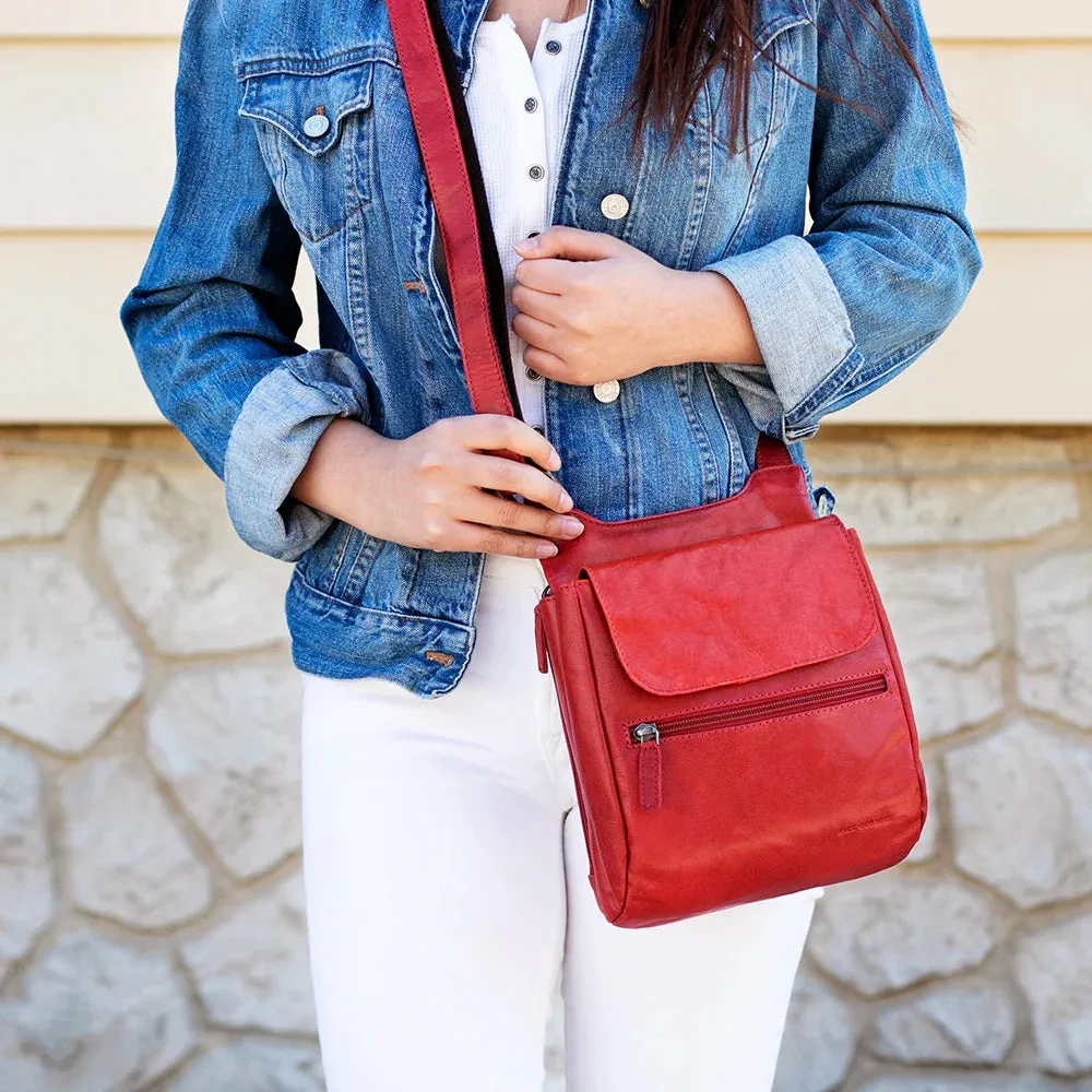 Jack Georges Voyager Collection Slim Crossbody Bag