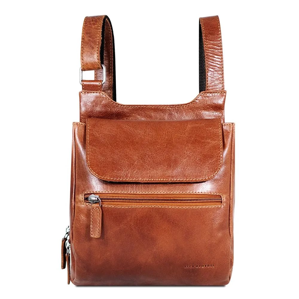 Jack Georges Voyager Collection Slim Crossbody Bag
