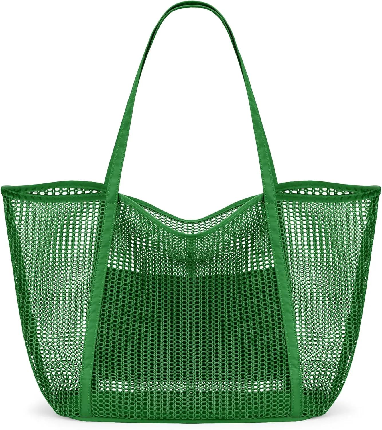 KALIDI FANCY FOREST Beach Mesh Tote Bag, Womens Shoulder handbag MAX 27L Grocery Bag