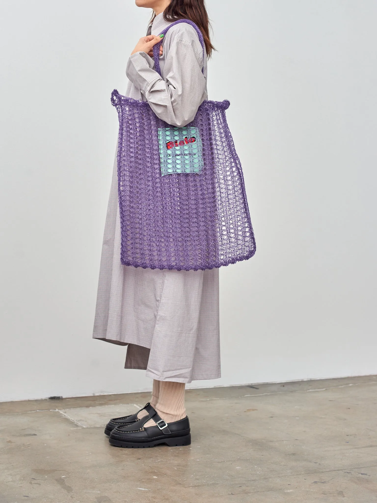 Mesh Tote Bag - Lilac