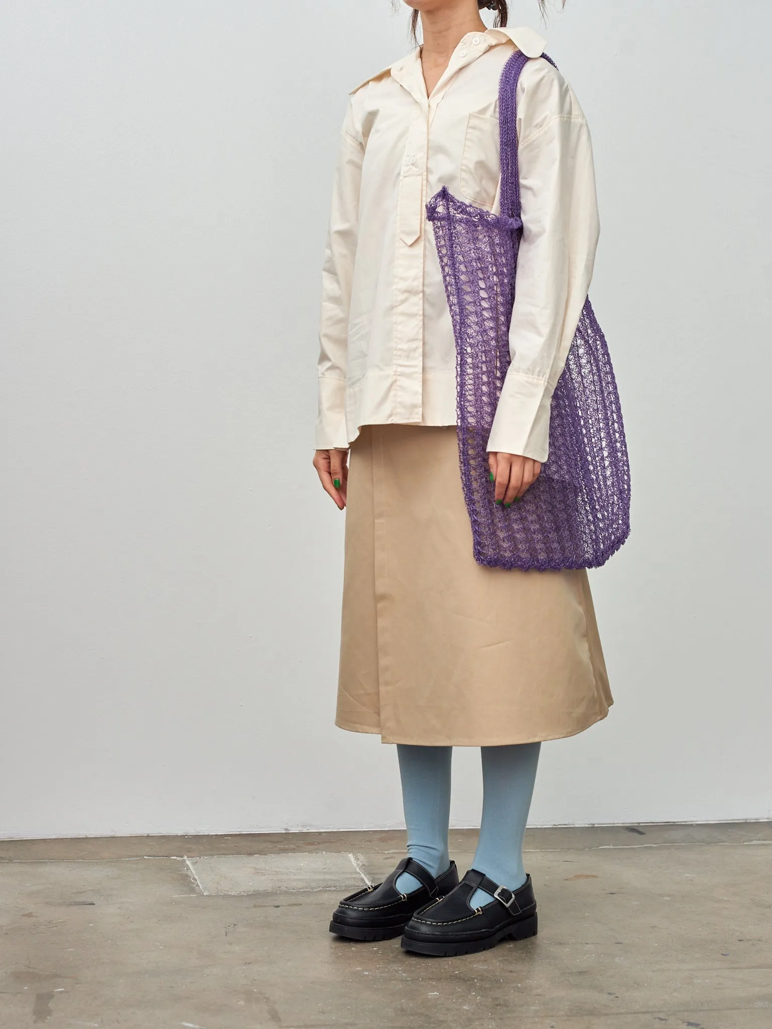 Mesh Tote Bag - Lilac