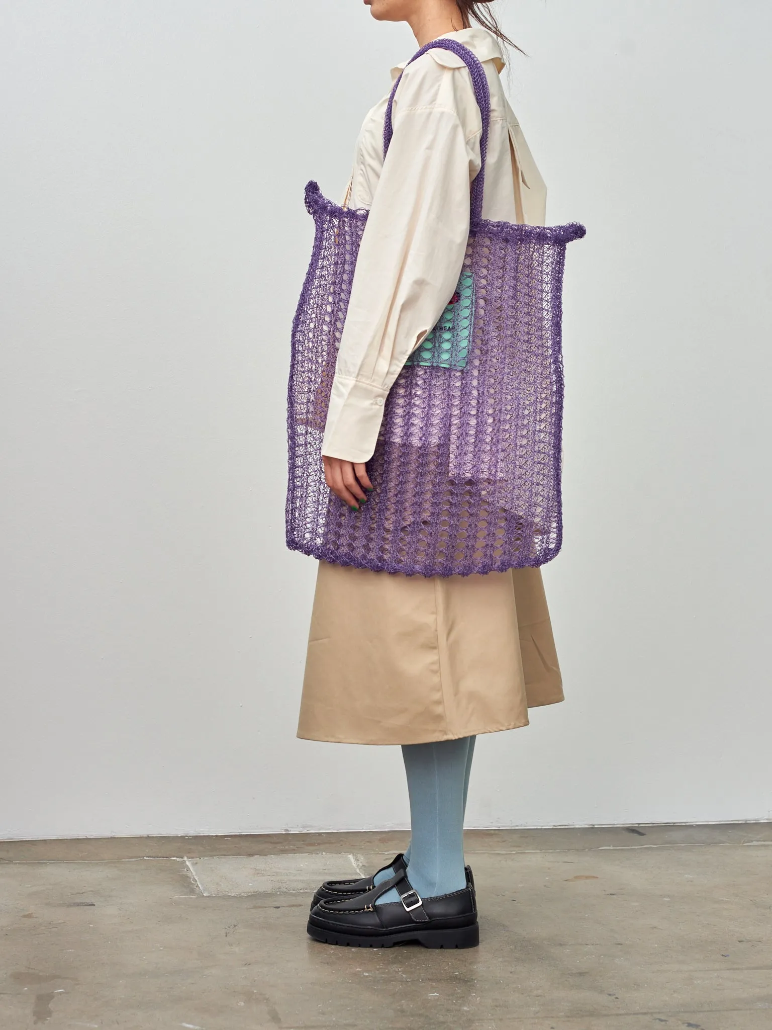 Mesh Tote Bag - Lilac