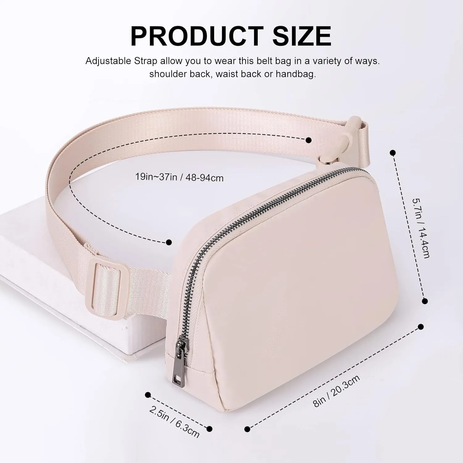 Mini Belt Bag Waist Small Pouch With Strap Fanny Pack Crossbody bag For Women Bum Bag For Workout Sports Traveling Walking Running Hiking Cycling Shopping Hiking,Nylon WaterproofClaret