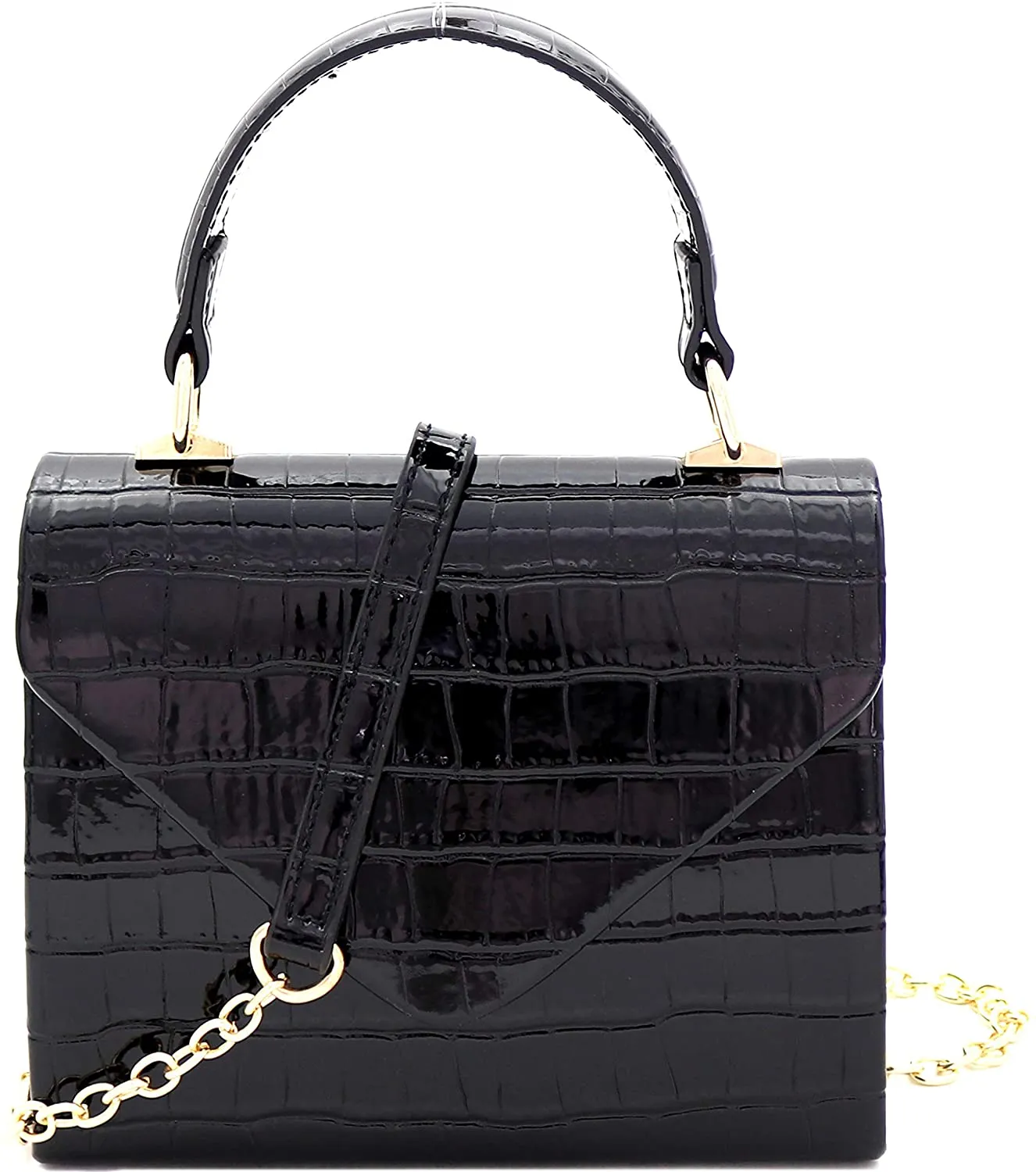 Mini Retro Silver Hardware Leopard Print Box Flap leather Satchel Crossbody Handbag