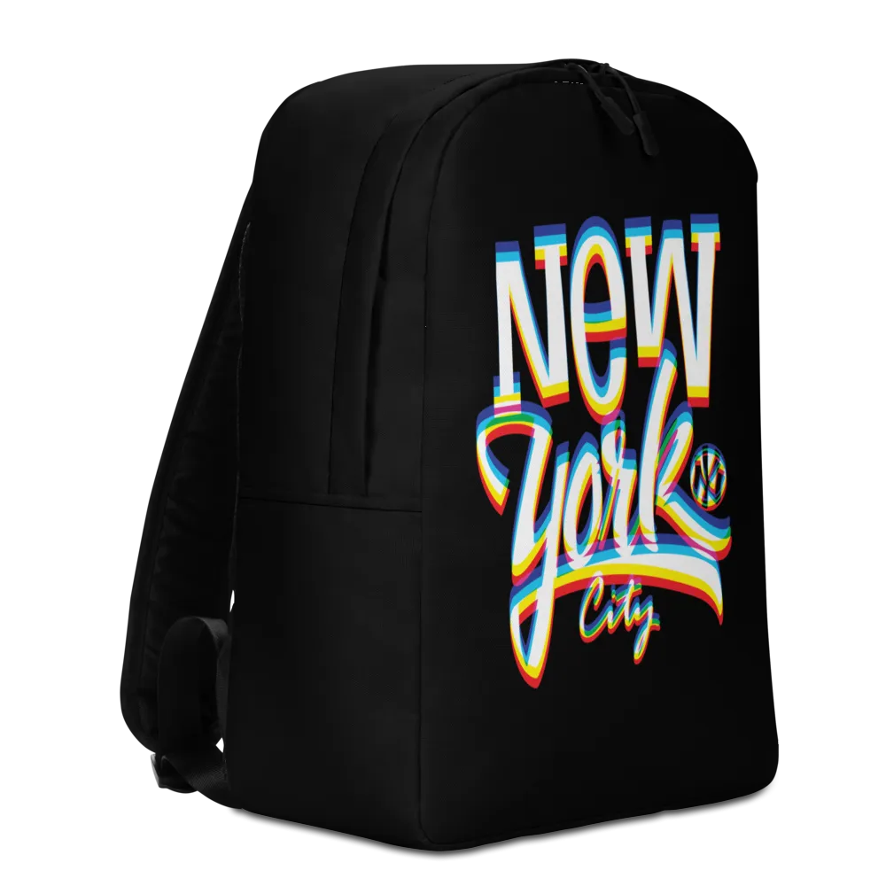 New York City Glitch Minimalist Backpack