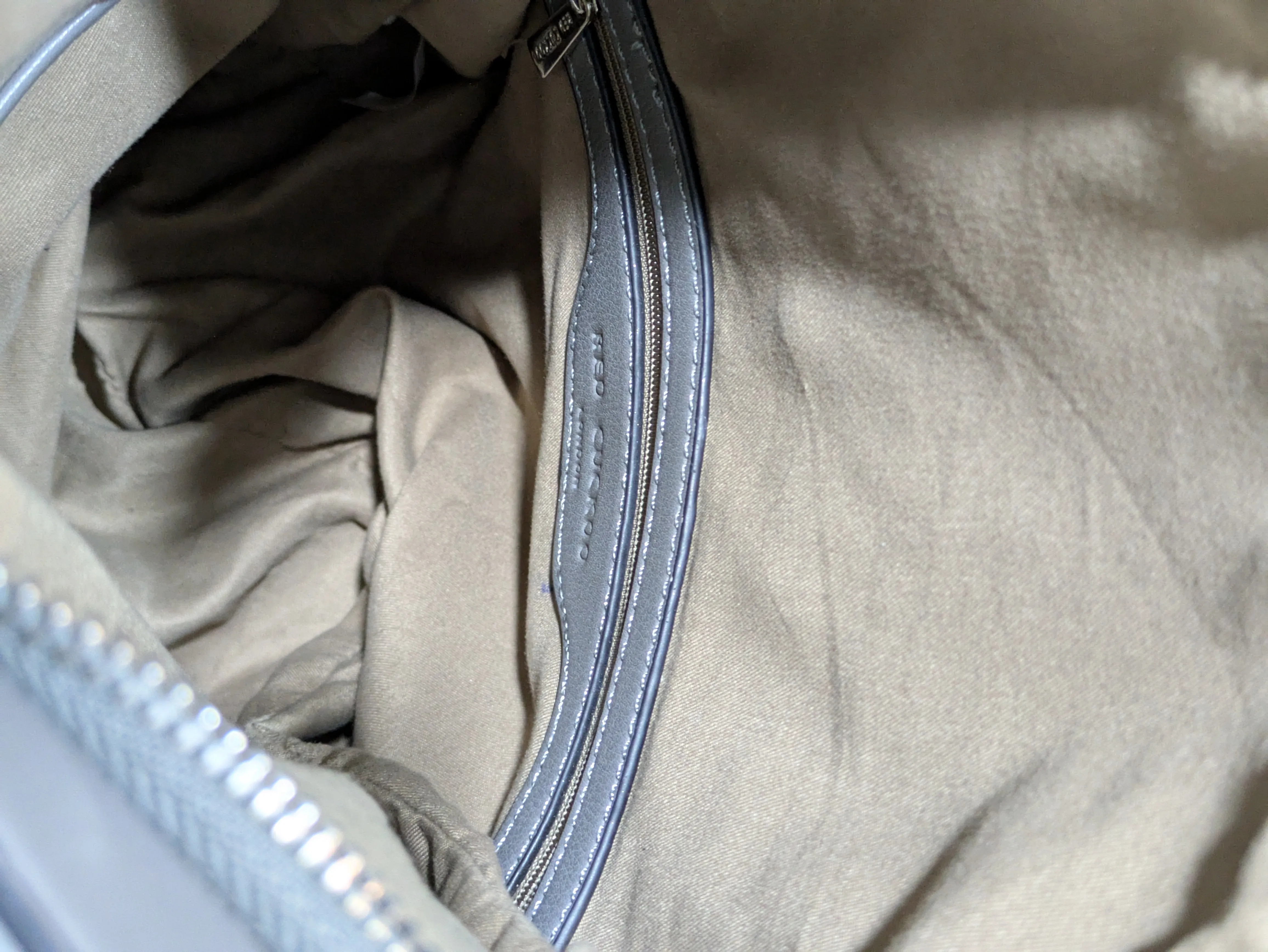 Red Cuckoo London Grey Backpack