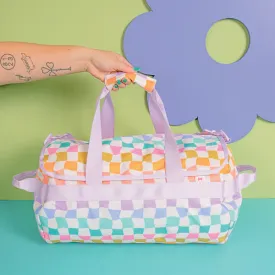 Talking Out of Turn - Travel Bag, Carnival Checkers