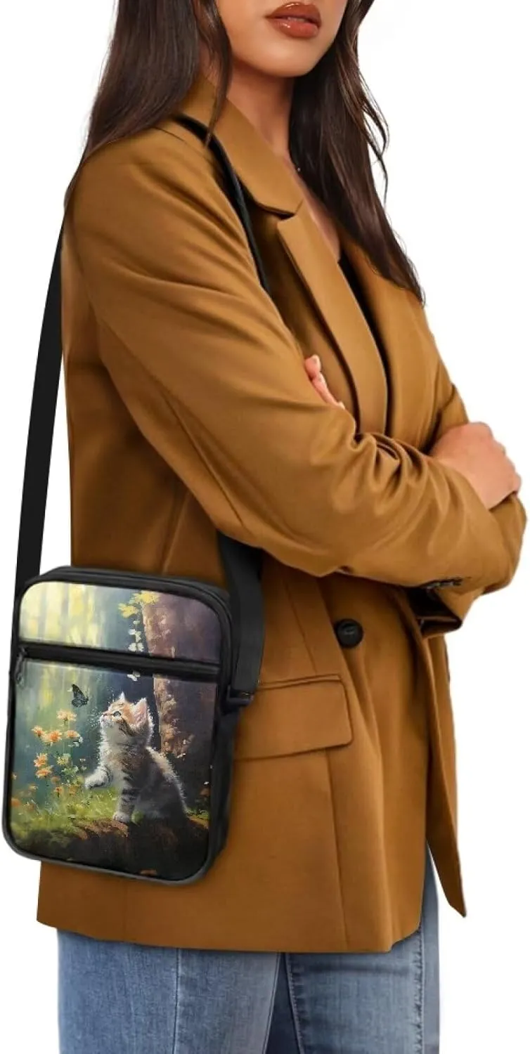 TODIYADDU Sling Bag for Women Men Crossbody Purse Trendy Messenger Bag Small Shoulder Bag Mini Phone Pouch Purse Nice Gifts