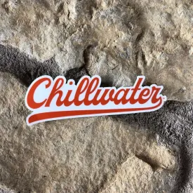 Vintage Chill Orange Sticker