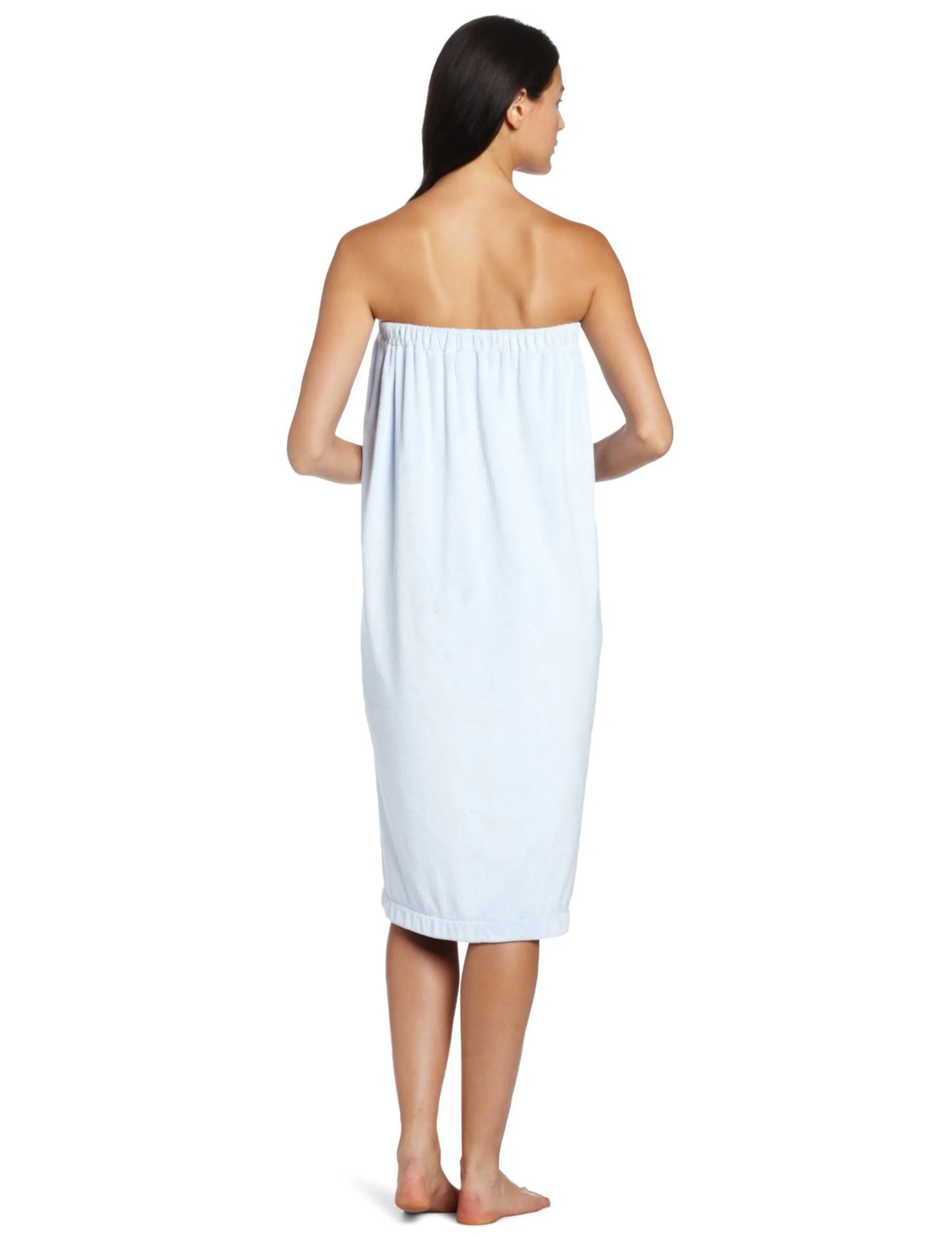 Women's White Shower Wrap