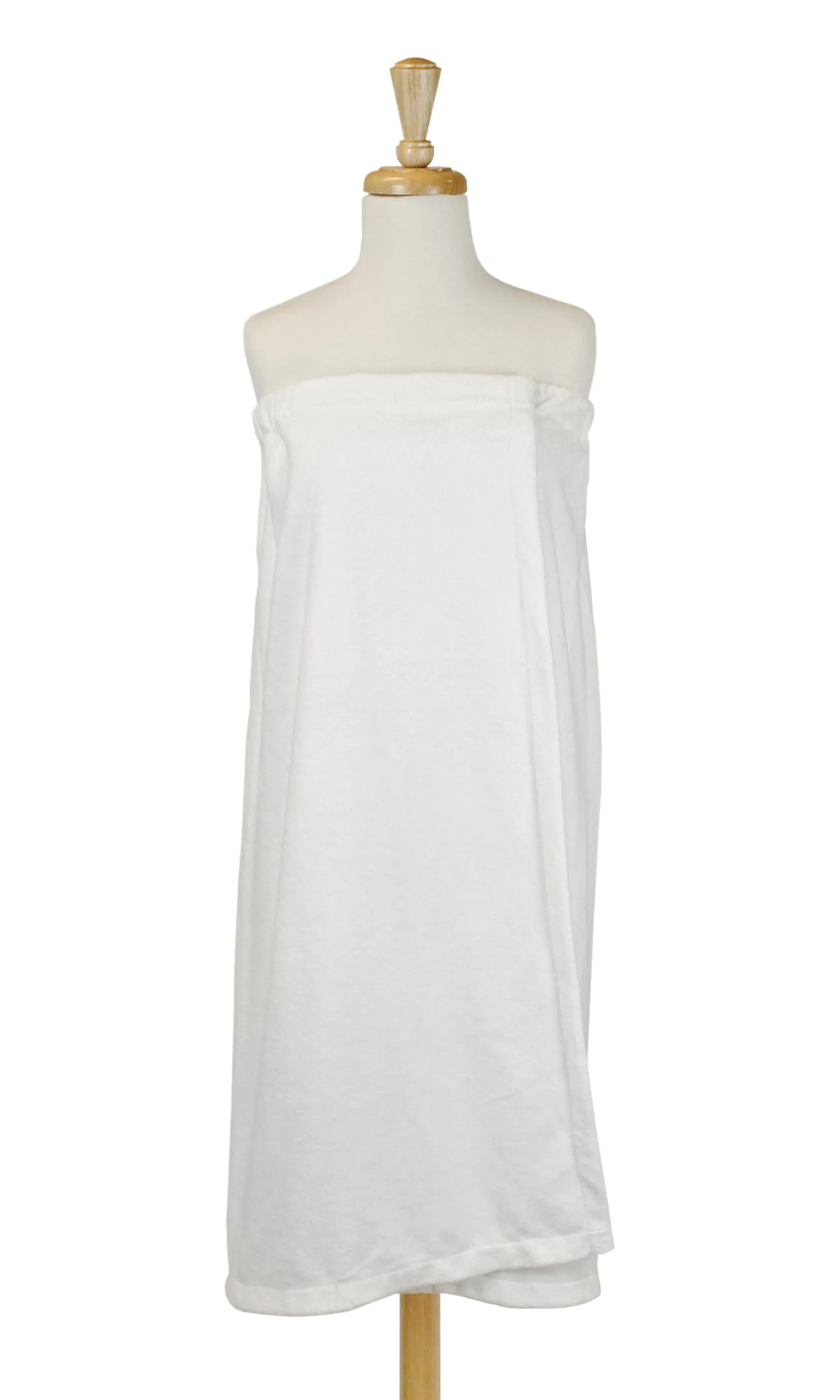 Women's White Shower Wrap