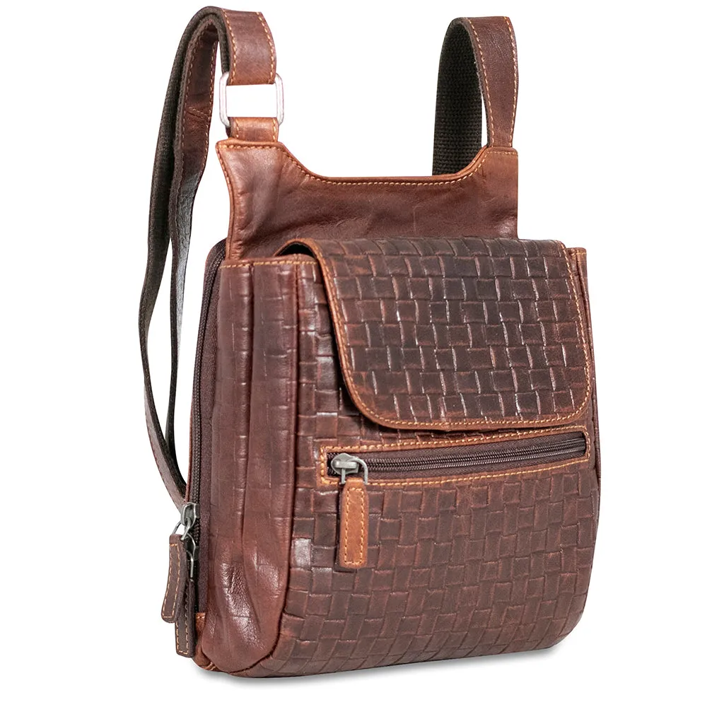 Woven Slim Crossbody Bag #WF831