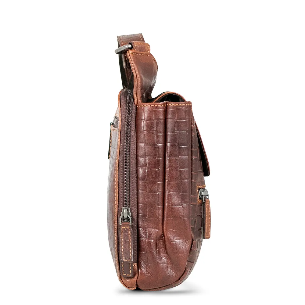 Woven Slim Crossbody Bag #WF831