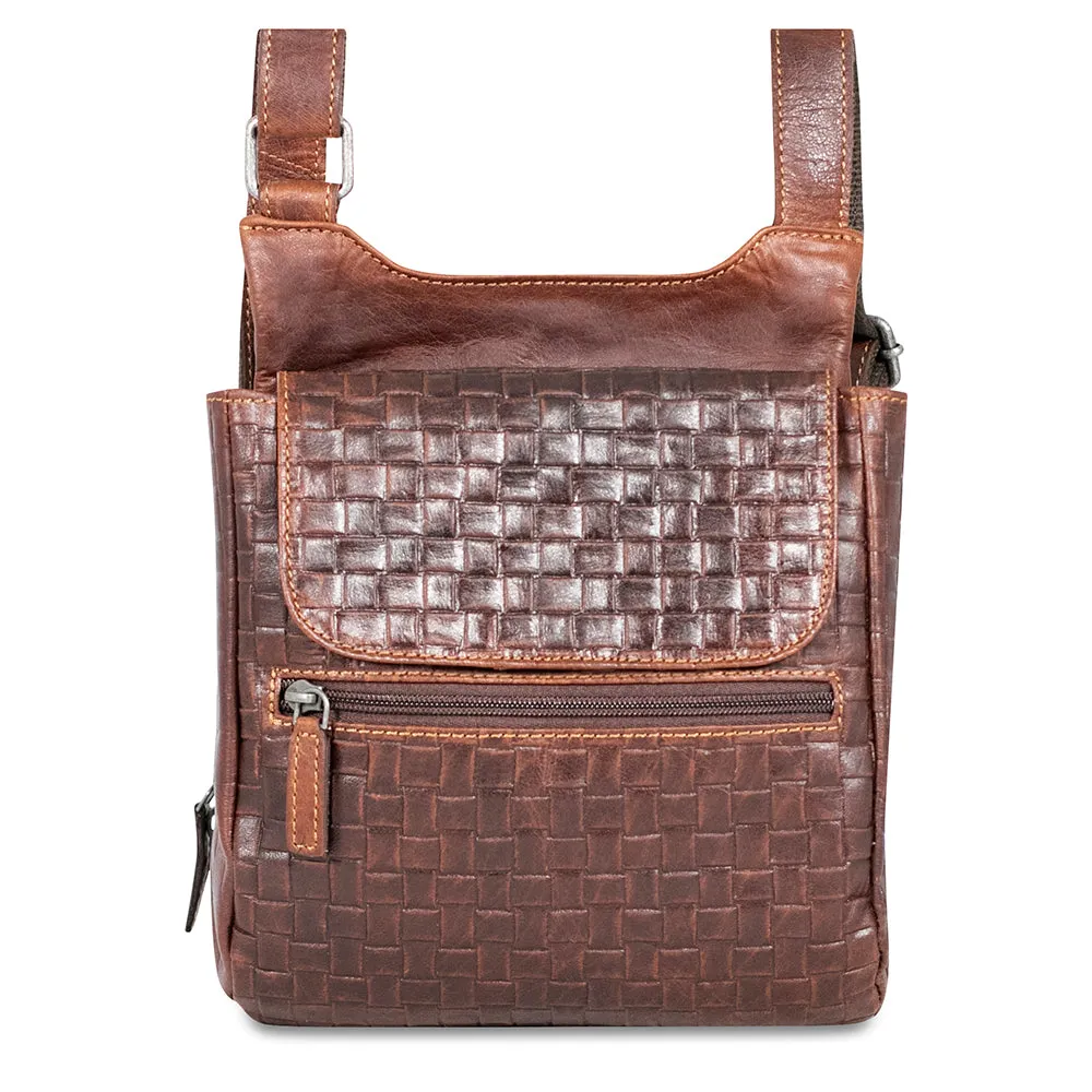 Woven Slim Crossbody Bag #WF831