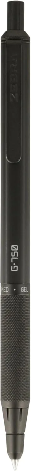 Zebra Pen G-750 Retractable Gel Pen, F-701 and M-701 Retractable Pen/Pencil Gift Set, Premium Metal Barrel, Medium/Fine Point, 3-Pack, Model Number: 10513